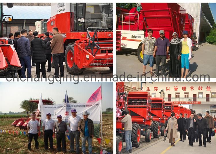 Wheel Type Wheat and Rice Mini Combine Harvester