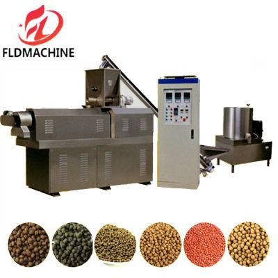 Twin Screw Extruder Pet Food Fish Feed Pellet Making Machine Production Line Equipment Plant Manufacturer