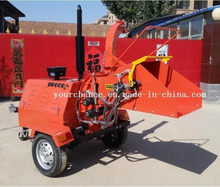 China Factory Supply Tractor Mounted Type and Selfpower Towable Type Wood Chipper with ISO Ce Certificate