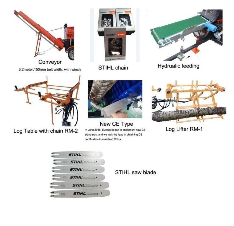 Forestry Machine Hydraulic 20ton Wood Processor with Log Lifter