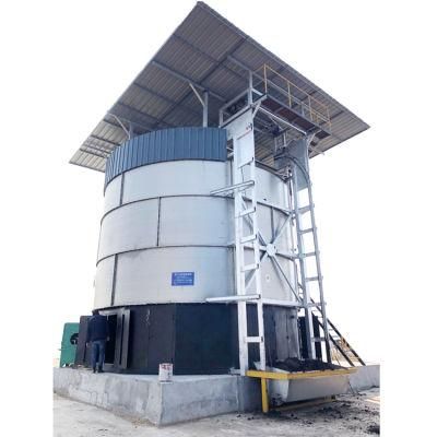 Organic Fertilizer Fermentation Equipment Automatic Poultry Farm Waste Chicken Manure Compost Tower
