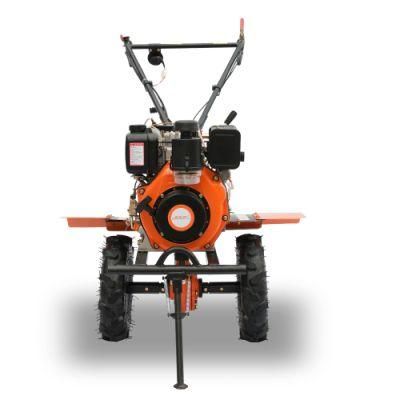 Wholesale Ploughing 6HP 4.6kw Diesel Engine Mini Cultivator Agriculture Power Weeder Tiller Bsd1050