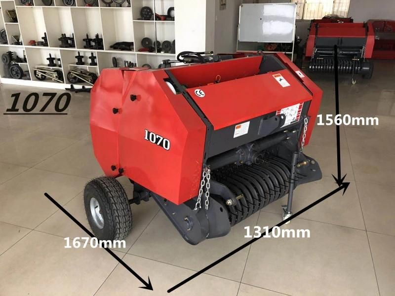 Farm Machinery Agriculture Mini Round Straw Hay Baler