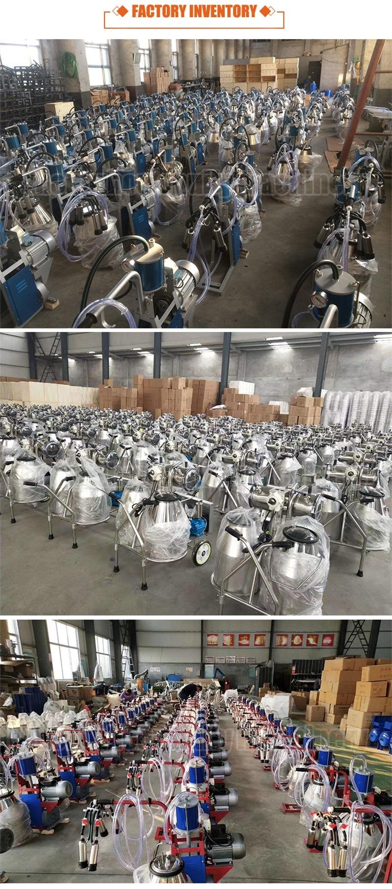 Stainless Steel Tank Manual Milking Machine Cow Portable Milking Machines for Cows