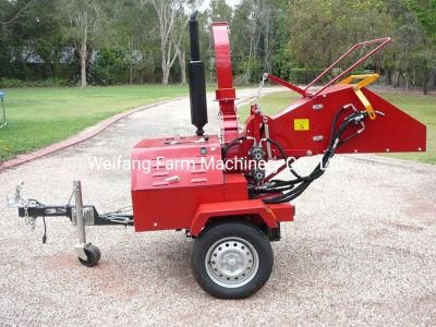 Trailer Style Wood Chipper ATV Car Mounted Log Shredder