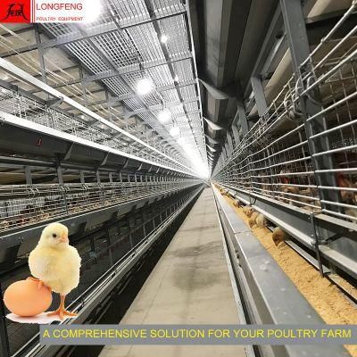 Stable Running High Density Poultry Farm Cages Pullet Layer Chicken Cage