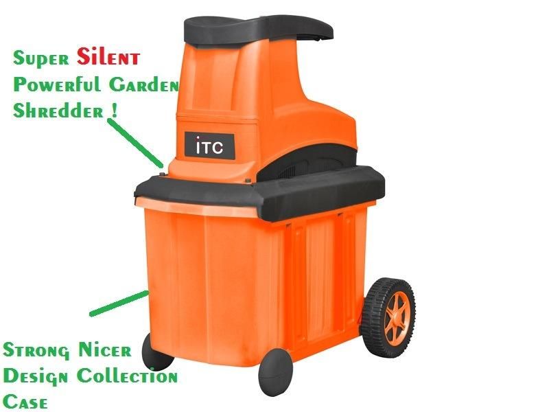 2021 New-Professional Super Silent-Electric Garden Branches/Wood/Trees/Leaf-Chipper/Shredder/Shredding Machine-Power Tools