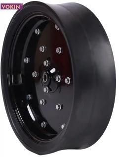 Soybean Seeder Wheel 4.5&quot; X 16&quot; (V400 X 110 mm) and Rubber Wheel