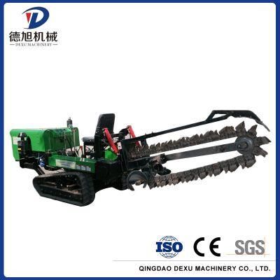 Mini Chain Type Tractor Ditcher/Trencher Machine for Sale
