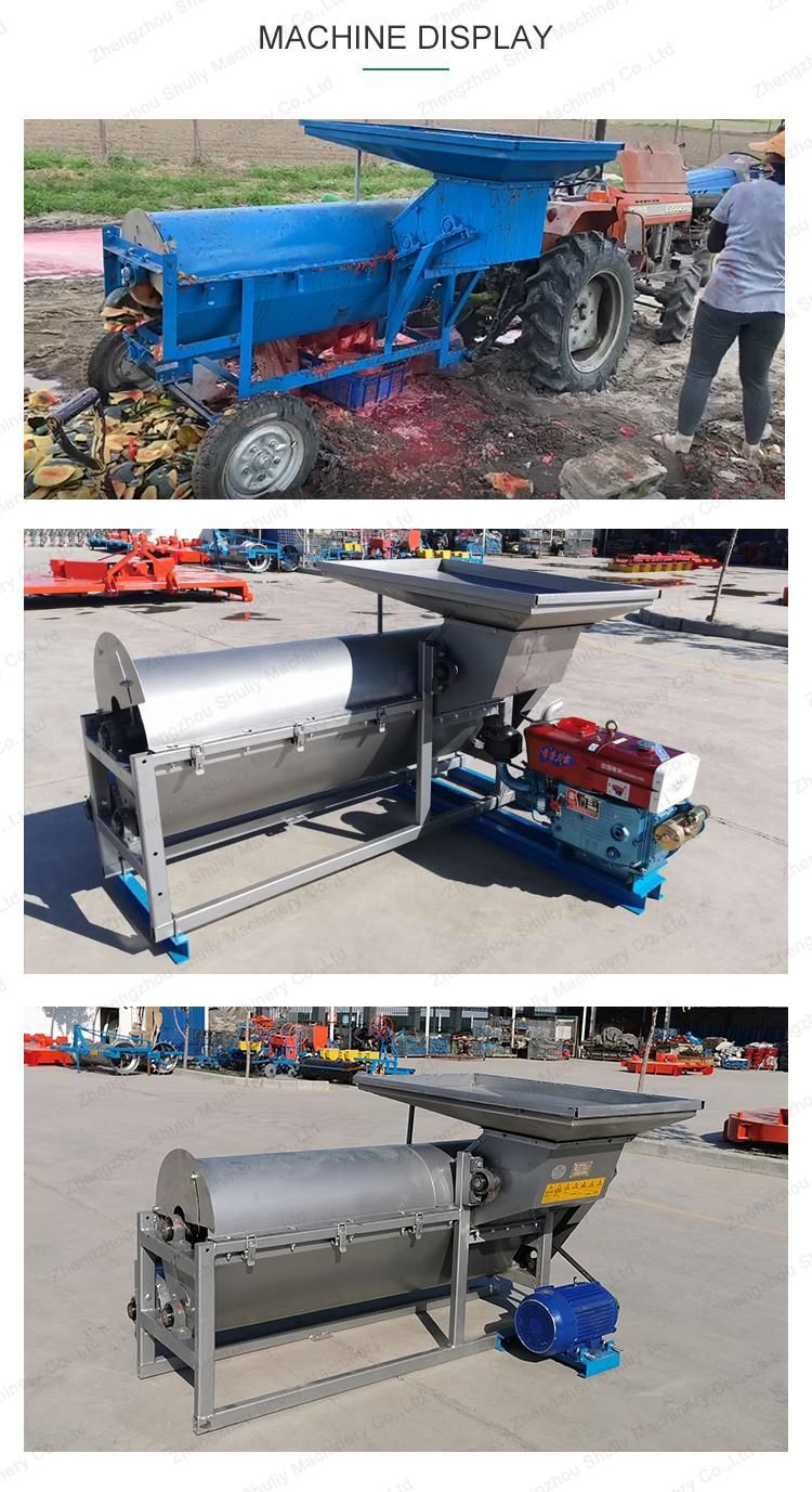Hot Sale Pumpkin Seed Harvesting Extractor Machine