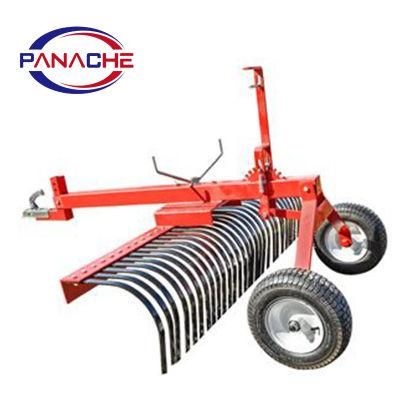 ATV Landscape Rake with Rear Wheels