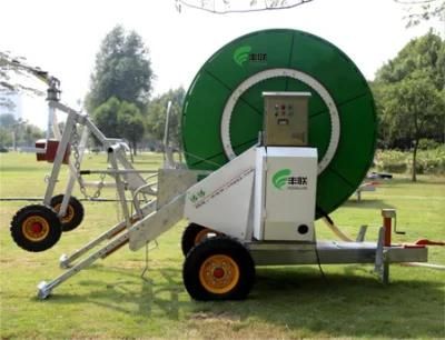 Jp50-200/Jp75-400 Mobile Farm Sprinkler Hose Reel Irrigation System