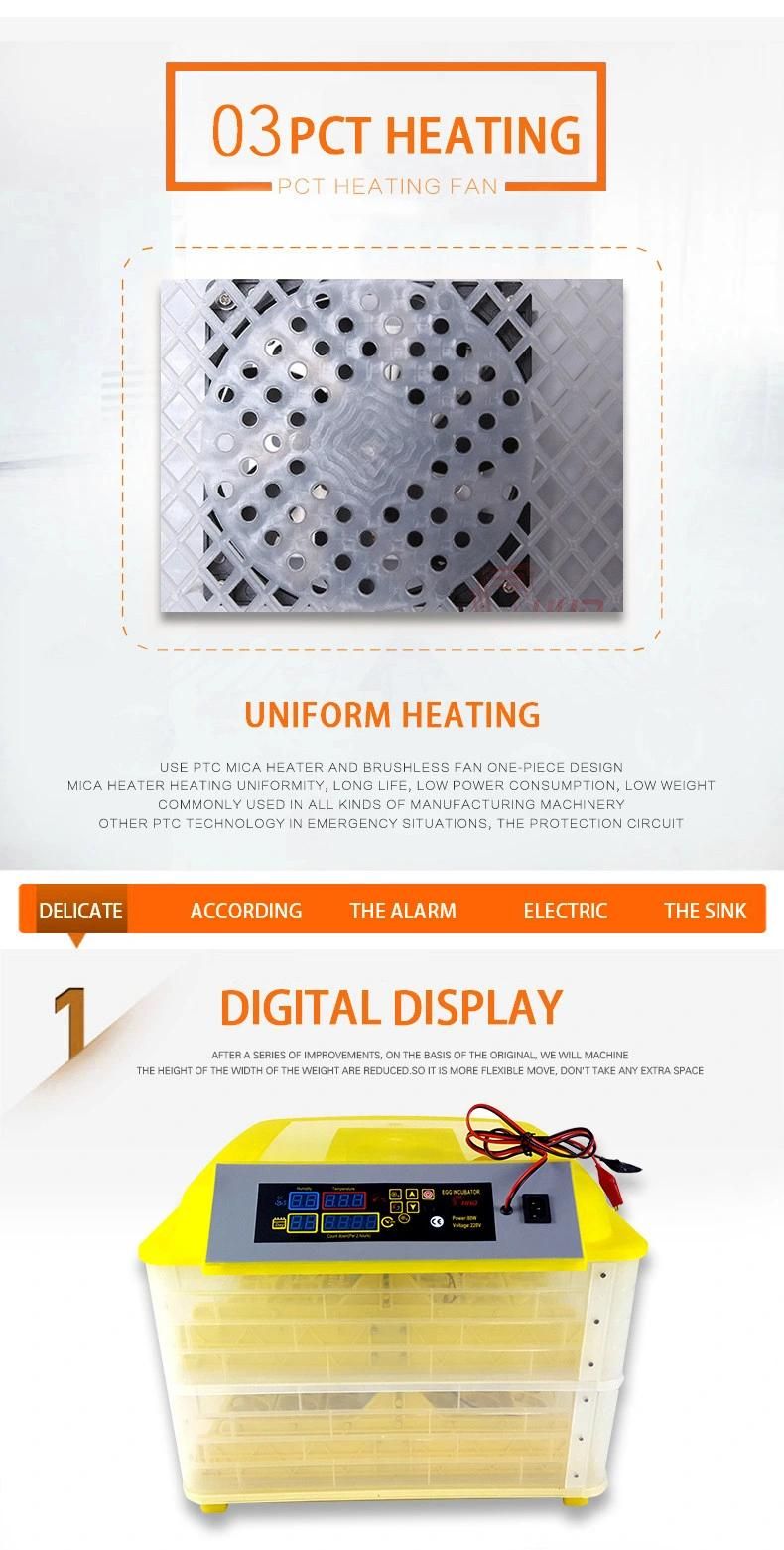 Hhd Dual Power Incubator for Hatching 112 Eggs