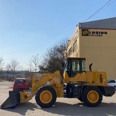 China Lq928 2.8ton Front End Wheel Loader with Standard Bucket