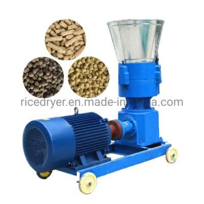 CE Approved Automatic Flat Die Animal Chicken Feed Pellet Mill