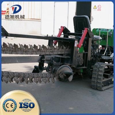 Trencher Machine Diesel Power Small Tractor Digging Trencher Machine
