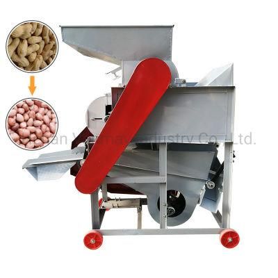 Professional Peanut Shelling Peanut Thresher Groundnut Shell Removing Machine