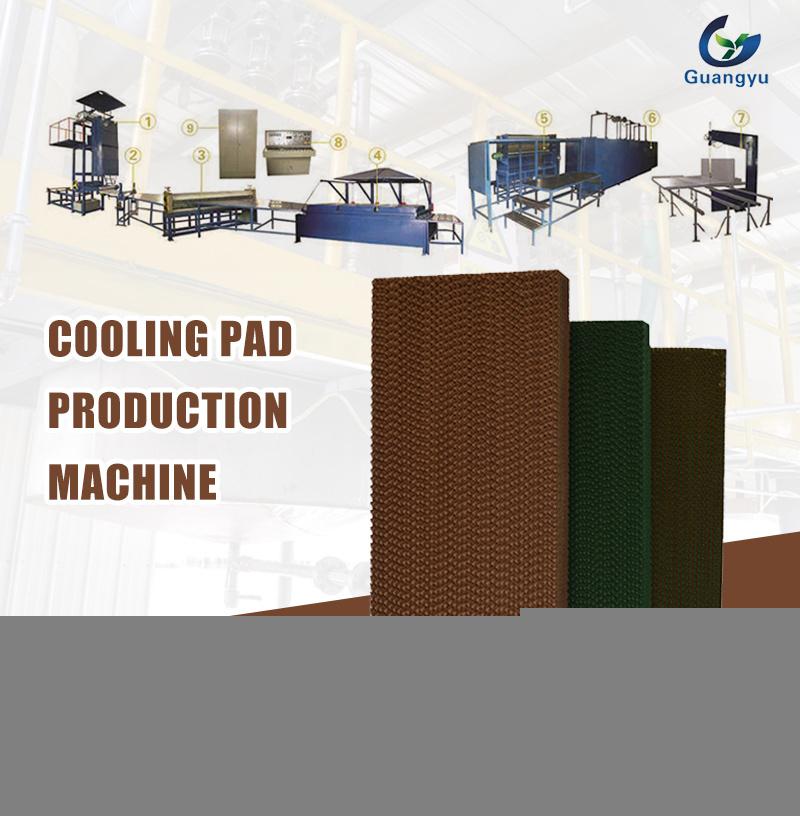 Honeycomb Cooling Pad Production Pad Making Machine