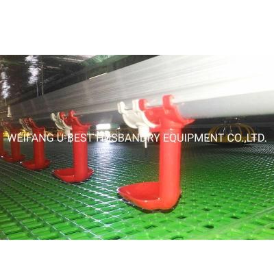 Automatic Poultry House Water Double Seal Chicken Nipple Drinkers