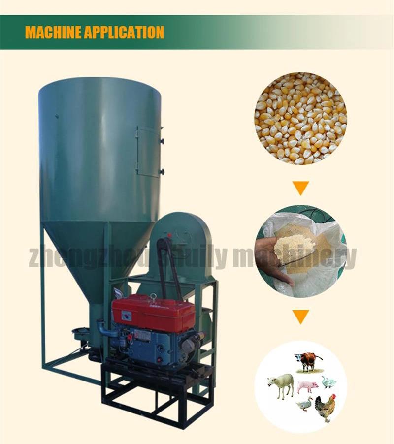 Large Capacity Maize Corn Milling Grinder Grain Mixer