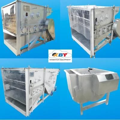 50-150 Chickens One Hour Small Scale Poultry Slaughter Equipment Scalding and Plucking Machine