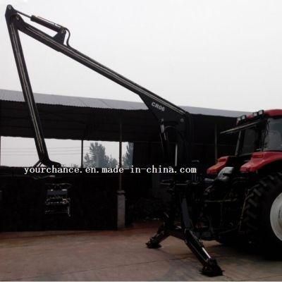 Tip Quality Cr06 Heavy Duty Log Crane Max. Reach 6m Lift Capacity 1280kgs for 70-140HP Tractor