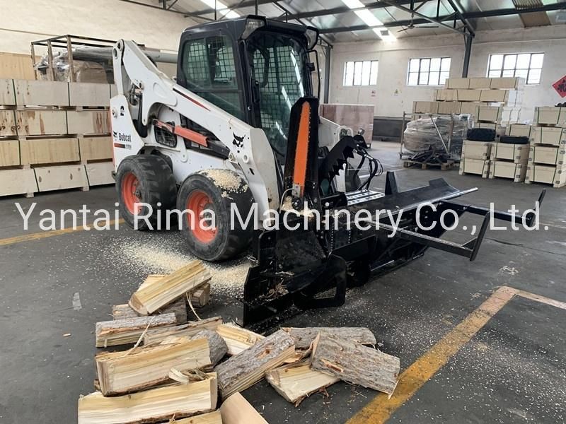 Skid Steer Attachment Wood Splitter Firewood Processor