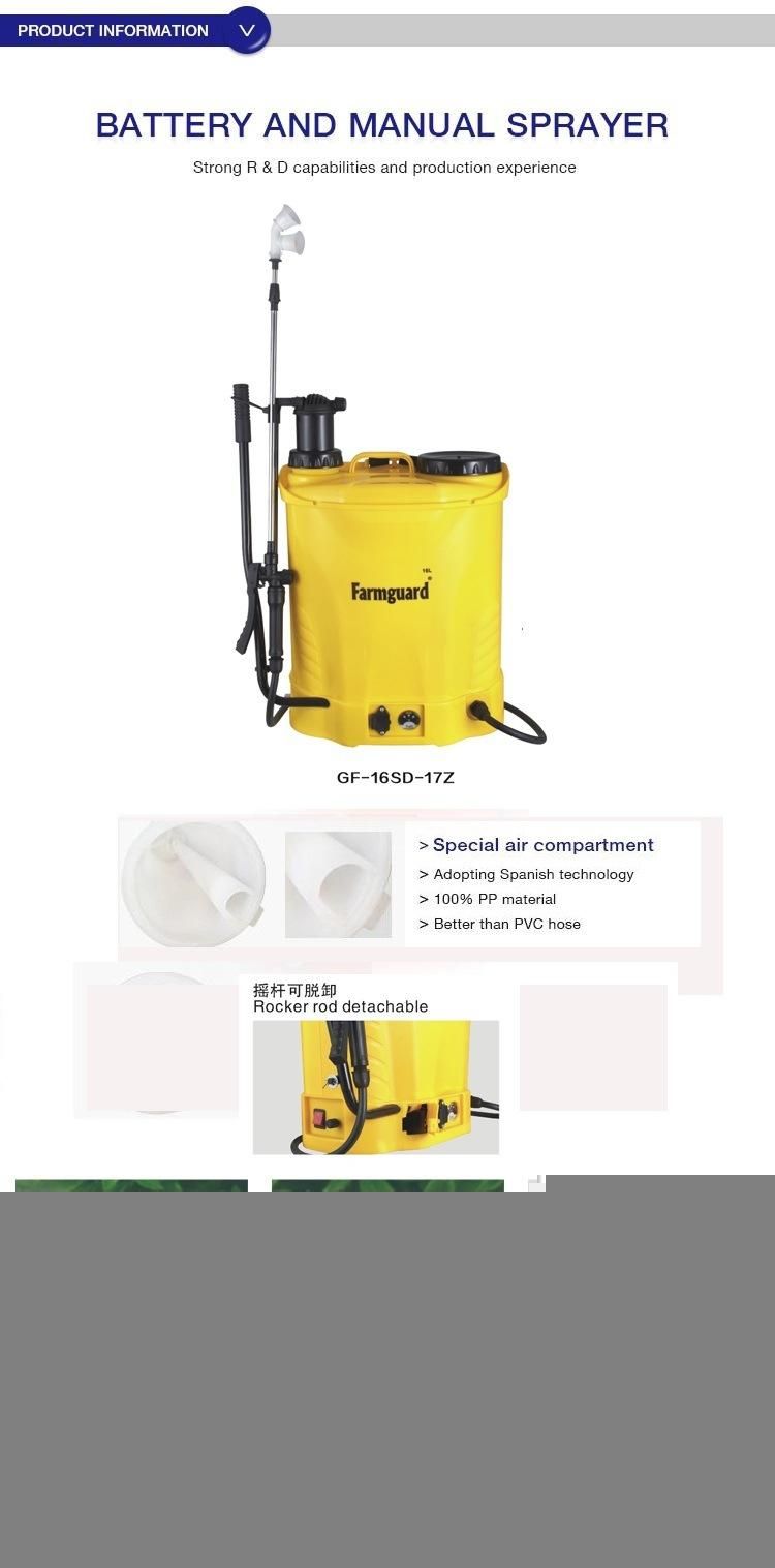 Agricultural 2 in 1 Battery Sprayer Ideal for Weed Control, Pest Control and Fertilises