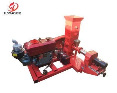 60-80kg/H Diesel Electric Floating Fish Feed Extruder Pellet Machine