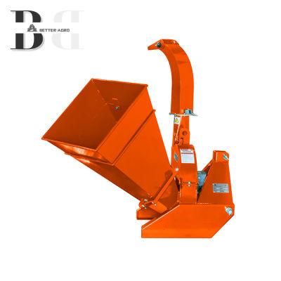 Powerful 18-30HP 3 Point Pto Driven Wood Chip Shredder Machine Tractor 6 Inch Wood Chipper Used for Sale