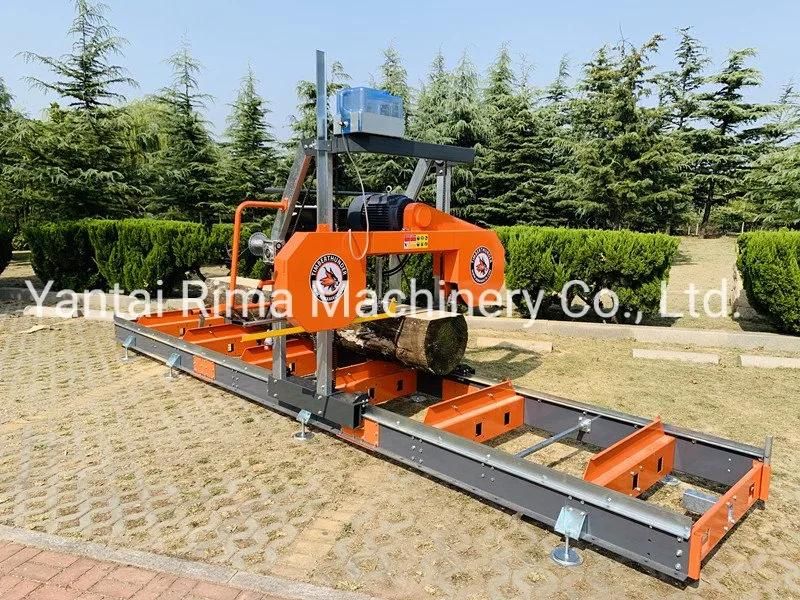 Rima 36inch Portable Band Gasoline Electric Sawmill with CE