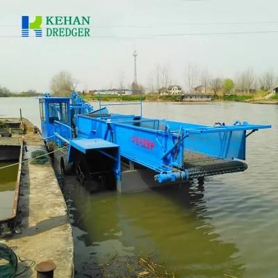River and Lake Cleaning Weed Cutting Water Hyacinth Harvester