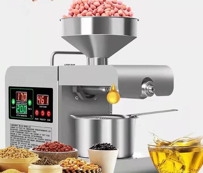 Henan Kebang Zzyg-30 Oil Press Small Peanut Sesame Rapeseed Tea Seed Household Stainless Steel Oil Press