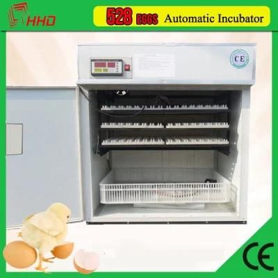 Hhd Holding 528 Eggs Full Automatic Egg Incubator for Poultry Equipment