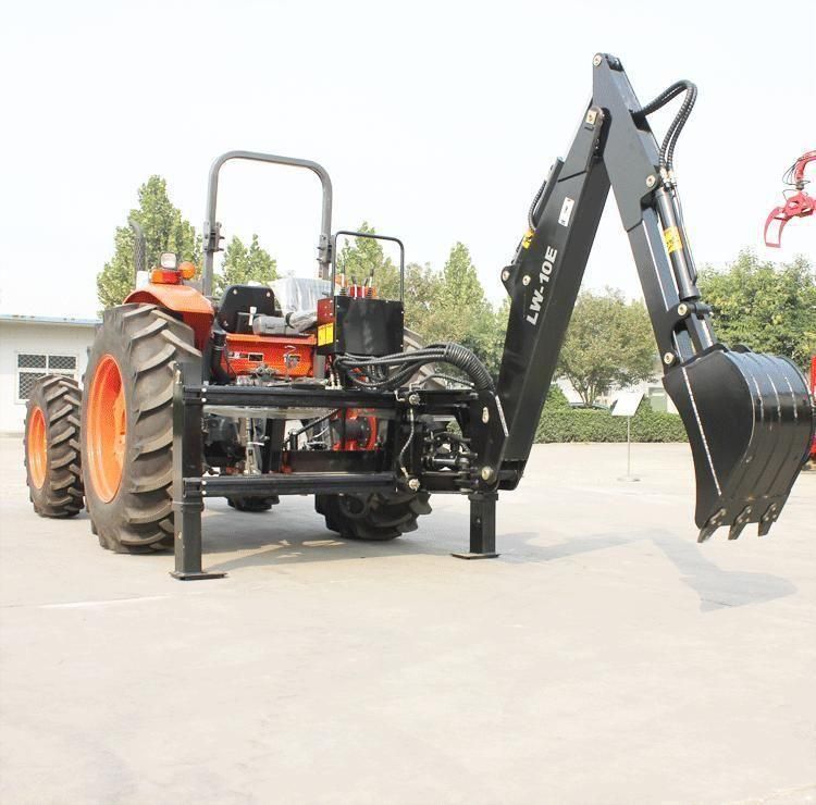 Small Attractive Tractor Towable Backhoe