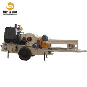 Forestry Machinery High Flexibility Diesel Power Industrial Wood Crusher Chipper