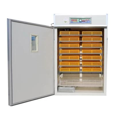 Temperature Control Chicken Duck Egg Incubator with Fully Automatic Egg Turning and Humidity Control 80W Clear Hatching