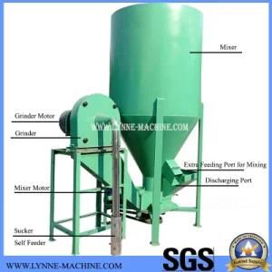 Dairy Farm Cow/Cattle/Horse/Goat/Sheep Grains Powder Feed Crusher Mixer