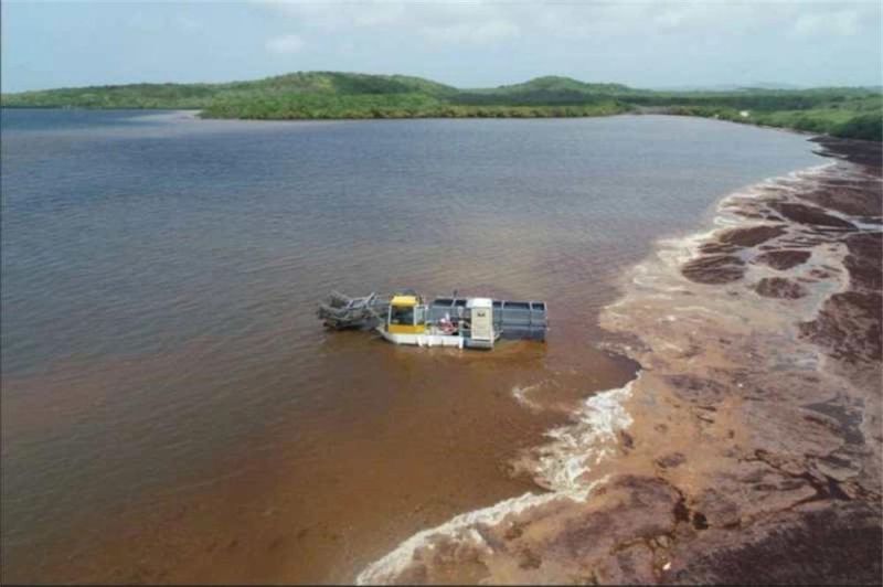 Weed Harvester and Floating Trash Collector