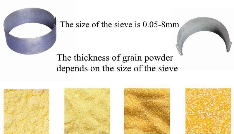 Nanfang Brand Grain Grinder Machine Such as Corn Maize Rice Crusher Flour Mill Machine
