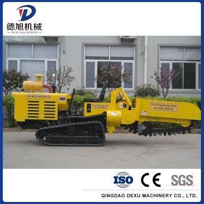 Mini Trencher Farm Machinery 23HP Trenching Digging Machine