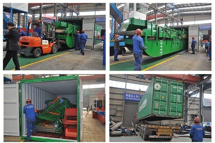 Water Weed Cleaning River Garbage Collection Seaweed Harvester Water Weed Cutter Ship