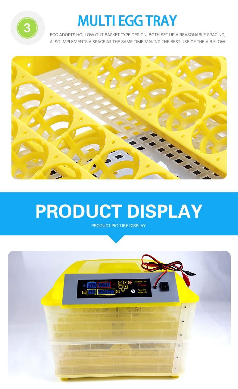Hhd 96 Eggs Automatic Egg Incubator for Sale (YZ-96)