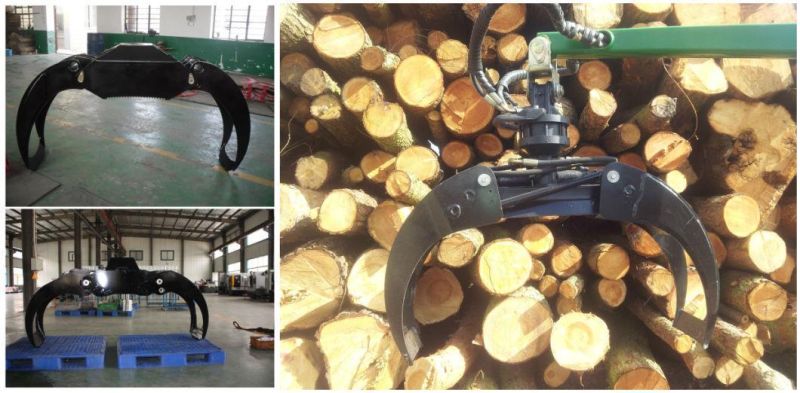 Hot Sale High Efficiency 360 Degre Log Grapple Clamp