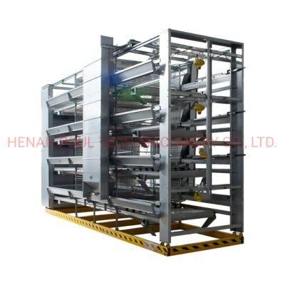 H Type Layer Cage Raising Equipment for 100000 Birds Layer Project