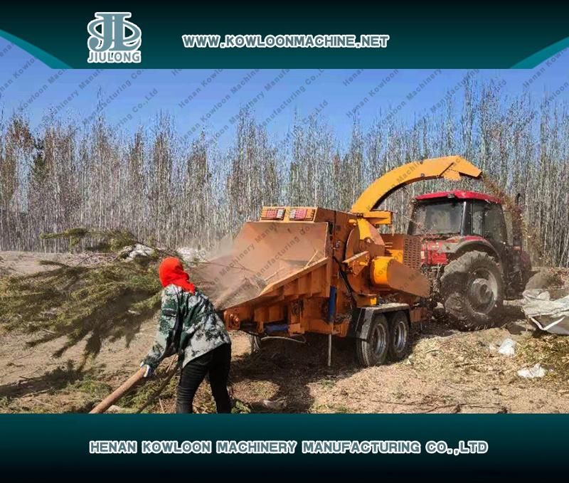Mobile Diesel Engine Tree Branch Commercial Wood Chipper for Sale
