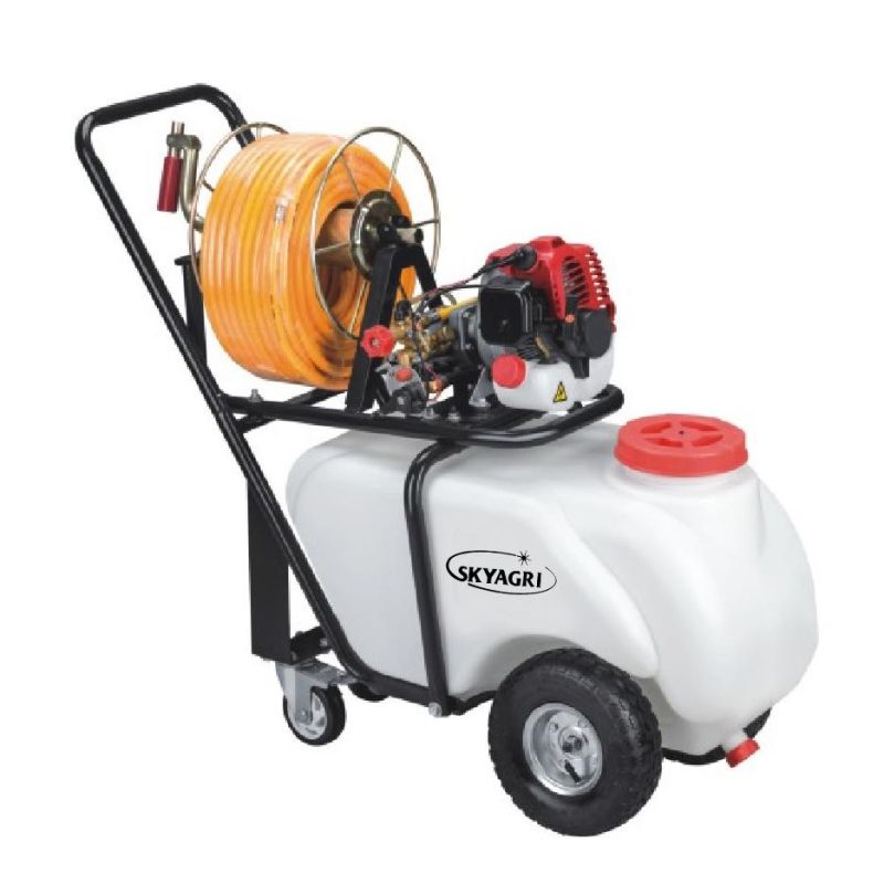 60L/100L/160L Gasoline Engine Power Sprayer Pump Trolley Sprayer