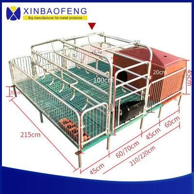 CE Approved Top Quality Hot-DIP Galvanized Pig Sow Farrowing Crates