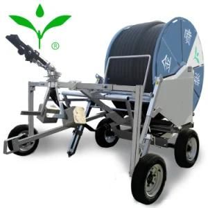 Agriculture Farm Traveling Water Turbine Hose Reel Irrigation with Sprinkler