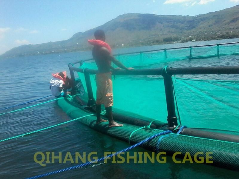 HDPE Floating Fish Aquaculture Cage in Africa with Seine